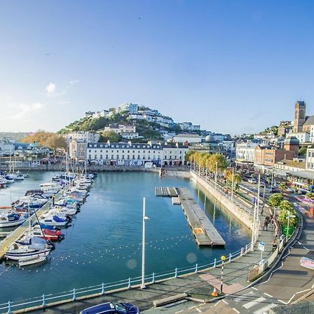 Elegant Fresh Spacious Two Bed Apartment - Juliet Balcony - Sea, Marina, Harbour Views, English Riviera Clock Tower Torquay Exterior photo